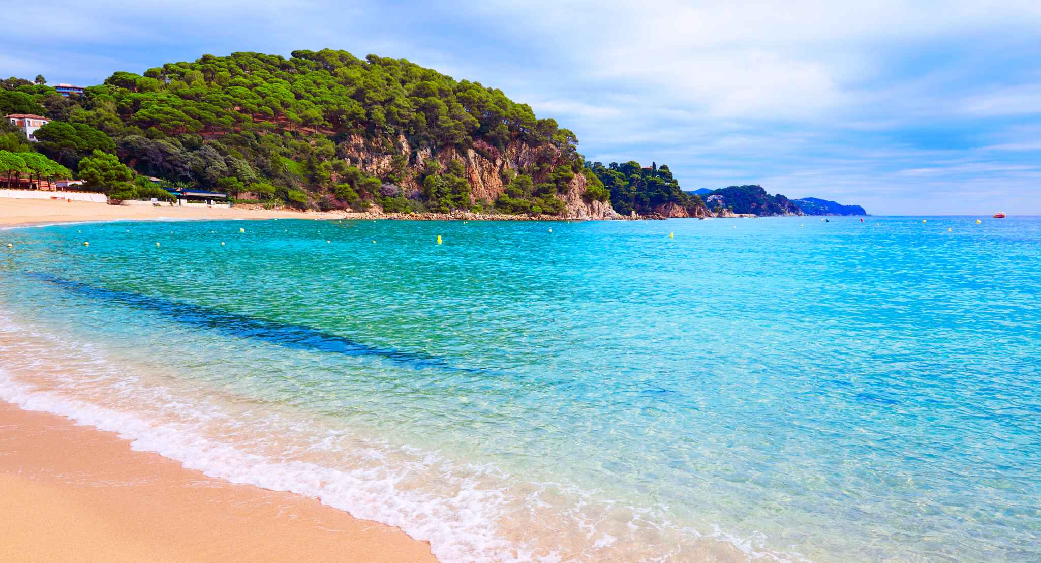 Cala santa cristina beach lloret de mar costa brava