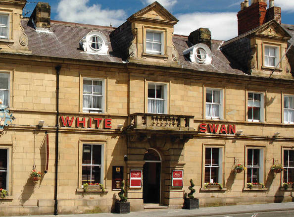 White Swan Exterior Lightbox